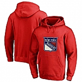 Men's Customized New York Rangers Red All Stitched Pullover Hoodie,baseball caps,new era cap wholesale,wholesale hats